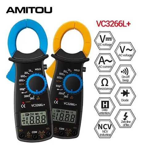 [TOL-CLAMP-VC3266] Clamp Multimeter VC3266L+
